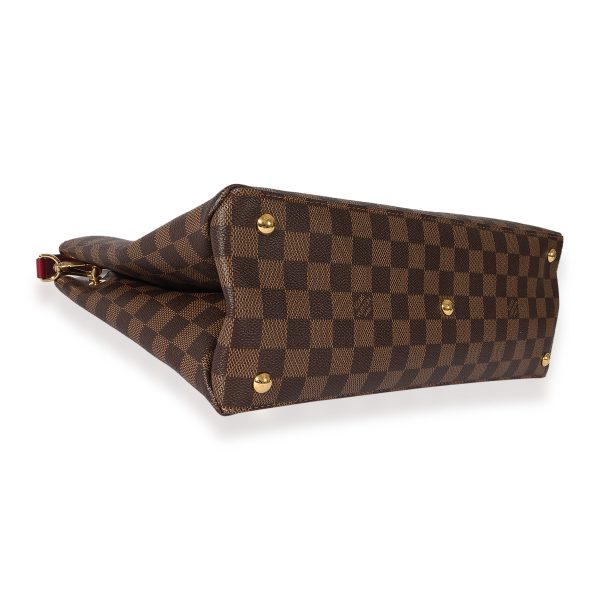 127596 clasp Louis Vuitton Damier Ebene LV Riverside Tote