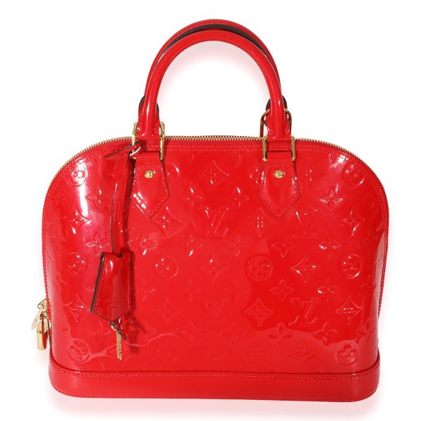 127613 fv 5dc1fd27 1c11 41e5 a84e 6c85af2109f1 Louis Vuitton Cerise Vernis Alma PM