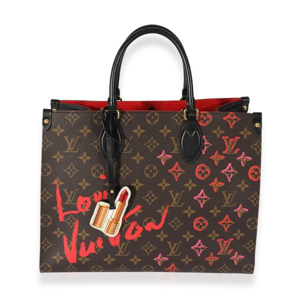 127617 fv Louis Vuitton Monogram Fall In Love Onthego MM