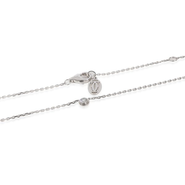 127649 clasp Cartier DAmour Diamond Necklace in 18KT White Gold 004 CTW