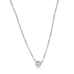 127649 fv Cartier DAmour Diamond Necklace in 18KT White Gold 004 CTW