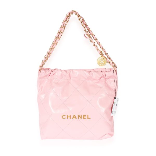 127785 fv f6d2e9cb 62cf 4f07 b14b 0bfaf4199fe4 Chanel Pink Calfskin Small 22 Bag