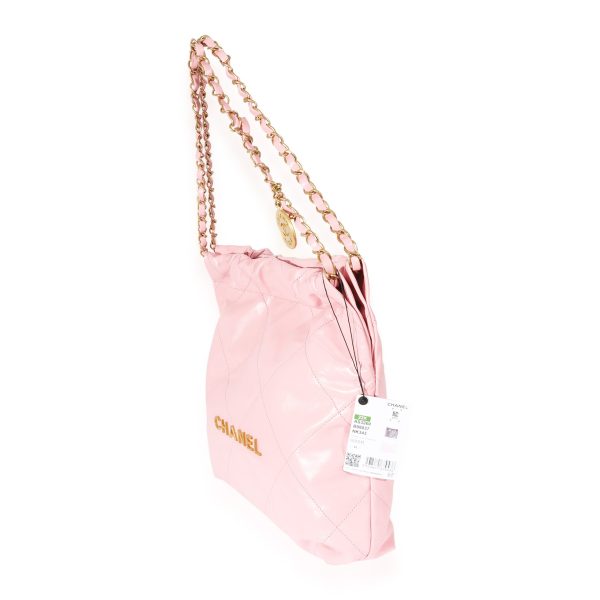 127785 sv 76bceb4a 2395 44c2 8876 d8827407551d Chanel Pink Calfskin Small 22 Bag