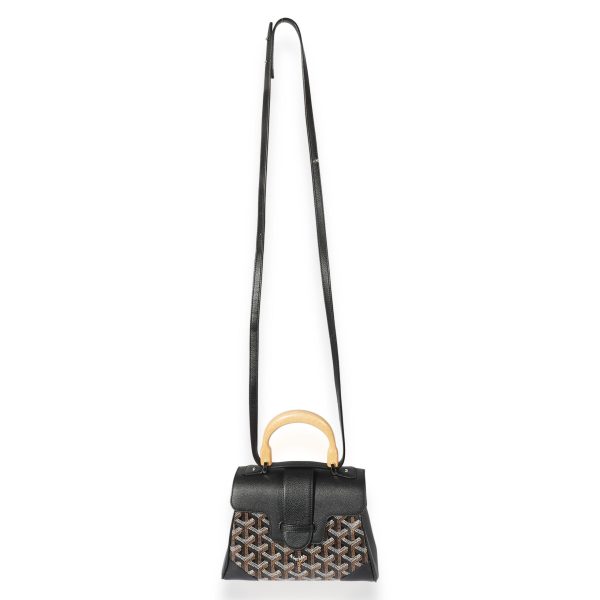 127794 bv Goyard Black Goyardine Mini Saigon