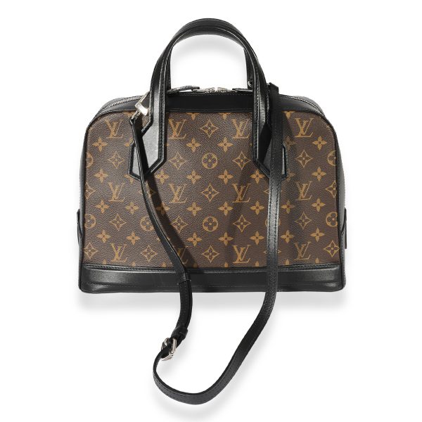 127797 pv Louis Vuitton Monogram Canvas Black Leather Dora MM