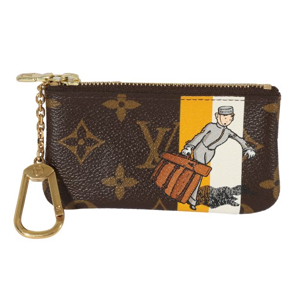 127843 fv ff527344 667e 4d60 966d ff062ce0ea75 Louis Vuitton Canvas Monogram Bellboy Groom Key Pouch