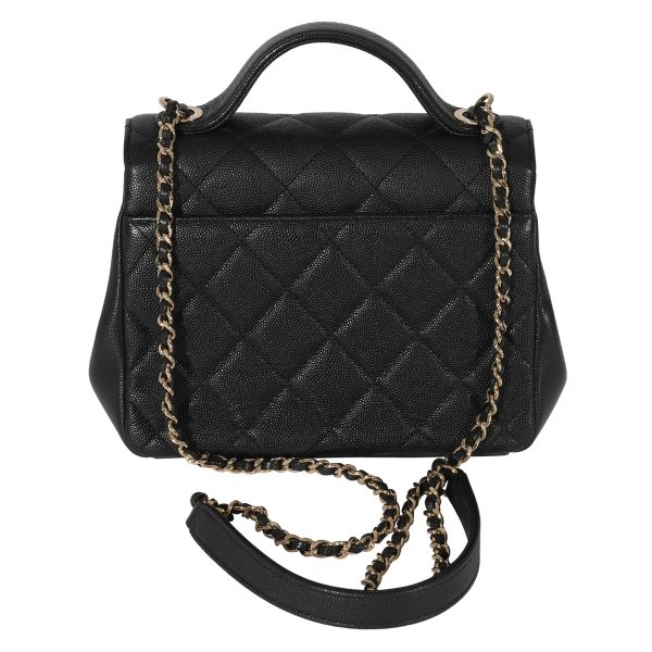 127863 pv 555e96bc 6124 4c81 9c54 e89215e0b889 Chanel Black Caviar Small Business Affinity Flap