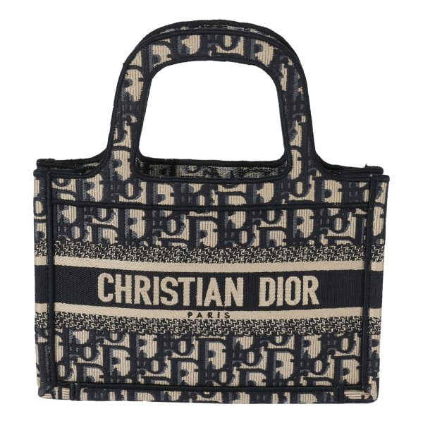 127897 fv 7dd416c1 7c43 43b1 bc14 1db3d132a993 Christian Dior Oblique Canvas Mini Book Tote