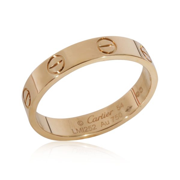 Ring Yellow Gold Cartier LOVE Ring in 18K 18 KT Yellow Gold