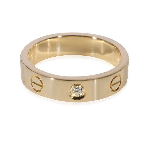 Rings Cartier Love Diamond Wedding Band in 18K Yellow Gold 002 CTW