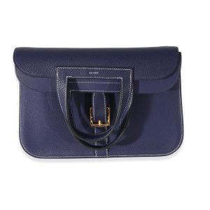 128129 fv 76af3e3c 8583 4613 968c c0d15d4eed0b Christian Dior Navy Beige Oblique Mini Saddle Bag