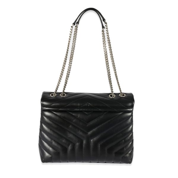 128148 pv Saint Laurent Black Matelassé Medium LouLou Bag