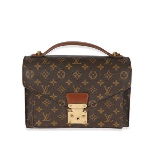 128235 fv Louis Vuitton Damier Neverfull PM Tote Bag Brown