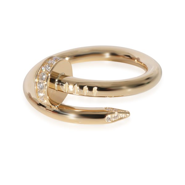 128247 fv Cartier Juste Un Clou Diamond Ring in 18k Yellow Gold 013 CTW