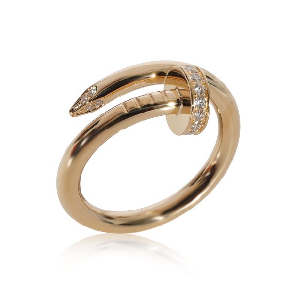 128247 pv Cartier Juste Un Clou Diamond Ring in 18k Yellow Gold 013 CTW