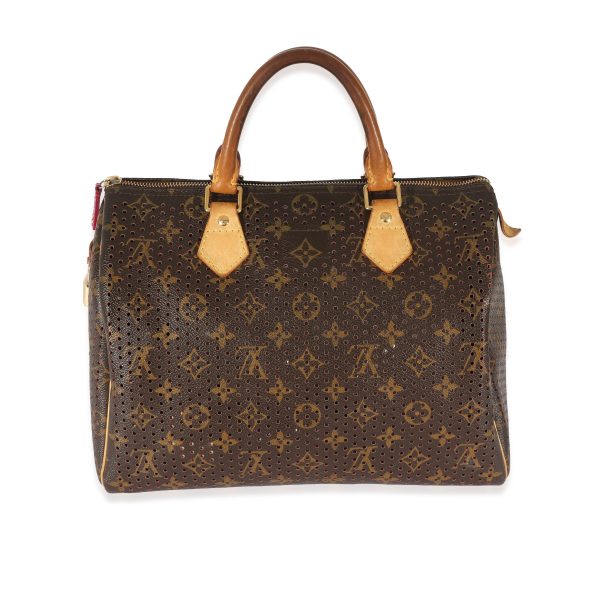 128283 fv 7d127791 cd1e 4e2a 8c09 ca5e48153c73 Louis Vuitton Perforated Fuchsia Monogram Canvas Speedy 30