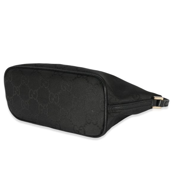 128290 box Gucci GG Black Nylon Boat Pochette