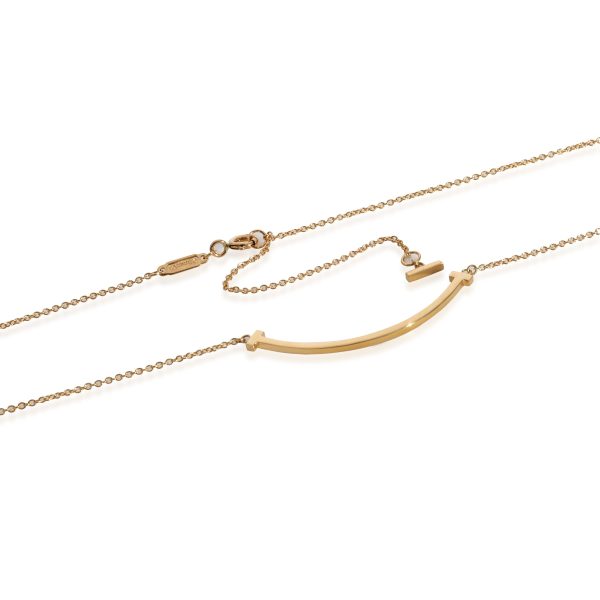 128319 clasp Tiffany Co Smile Necklace in 18k Yellow Gold