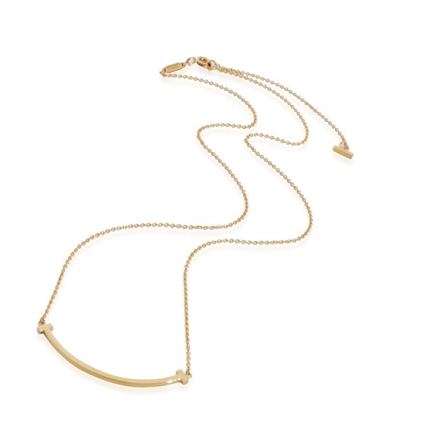 128319 pv Tiffany Co Smile Necklace in 18k Yellow Gold