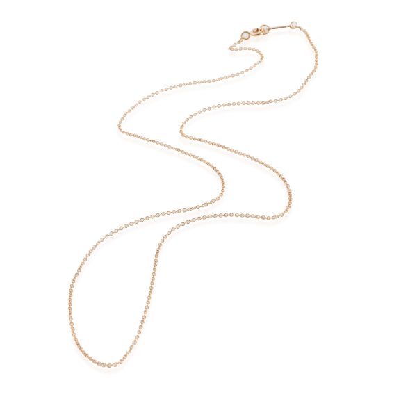 128320 bv 18K Rose Gold Tiffany Co 18 Inch Chain in 18k Rose Gold