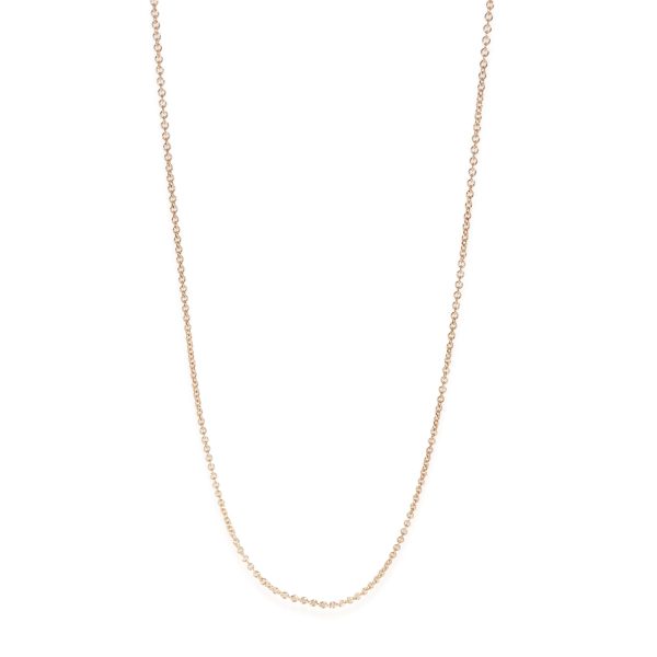 128320 fv 18K Rose Gold Tiffany Co 18 Inch Chain in 18k Rose Gold