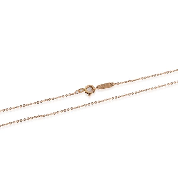 128320 sv 18K Rose Gold Tiffany Co 18 Inch Chain in 18k Rose Gold