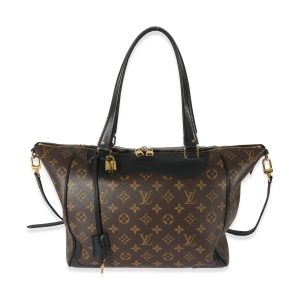 128376 fv LOUIS VUITTON Nolita Damier Ebene Tote Hand Bag Purse