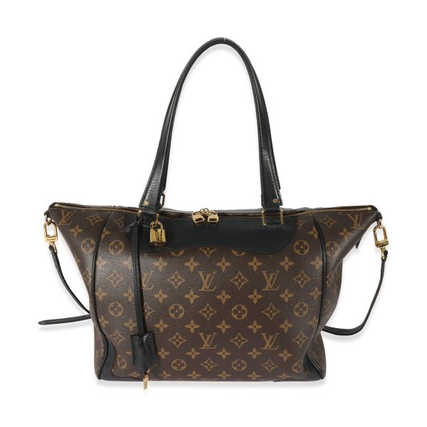 128376 fv Louis Vuitton Monogram Canvas Black Estrela MM