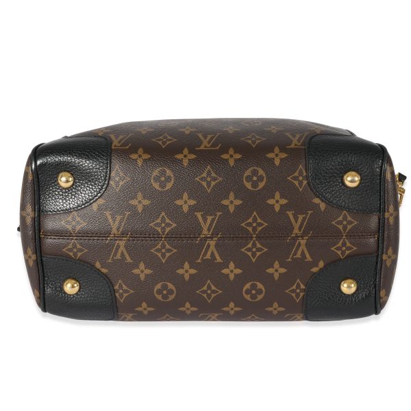 128376 stamp Louis Vuitton Monogram Canvas Black Estrela MM