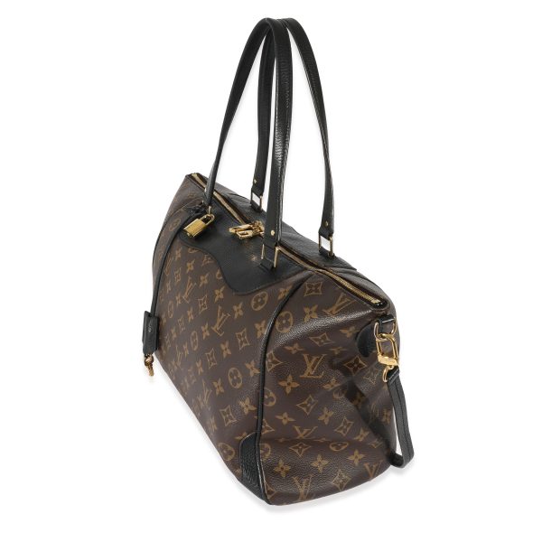 128376 sv Louis Vuitton Monogram Canvas Black Estrela MM