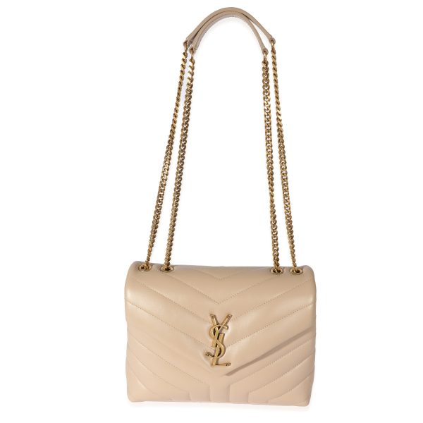 128416 bv Saint Laurent Beige Small Loulou Bag