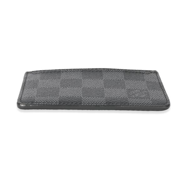 128425 clasp Louis Vuitton Canvas Damier Graphite Neo Card Holder