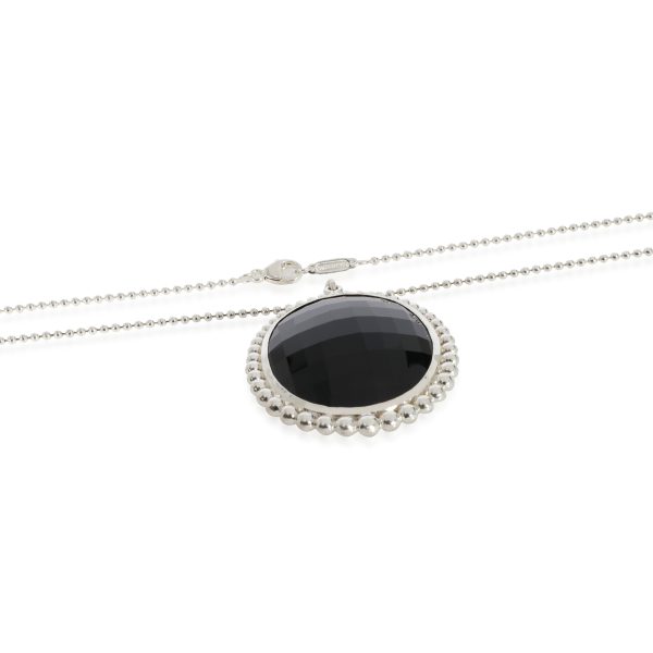 128447 clasp d1d820d3 ba5d 45df b1f5 0addcaf560f4 Tiffany Co Onyx Necklace in Sterling Silver Black