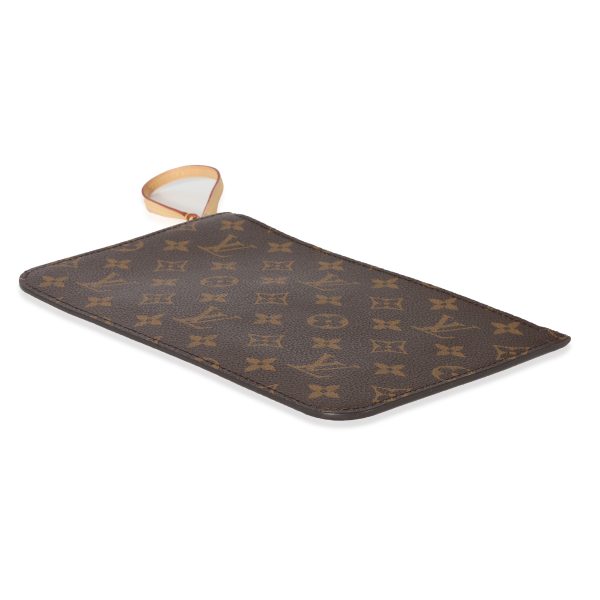 128459 clasp Louis Vuitton Canvas Monogram Neverfull Pochette