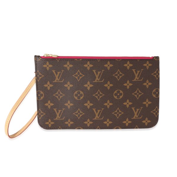 128459 fv Louis Vuitton Canvas Monogram Neverfull Pochette