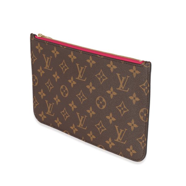 128459 sv Louis Vuitton Canvas Monogram Neverfull Pochette