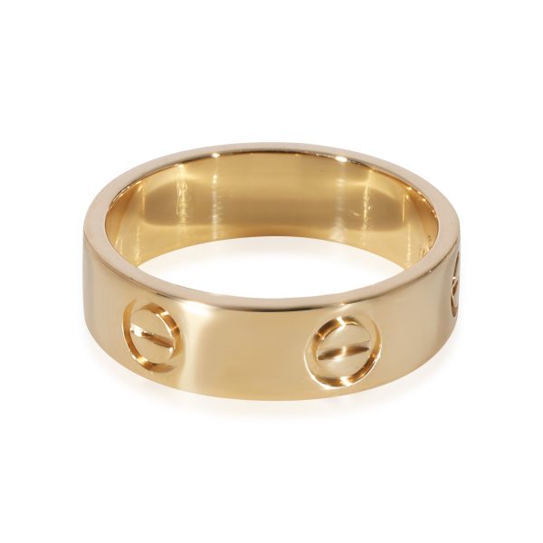 Ring Yellow Gold Cartier Love Ring in 18KT Yellow Gold