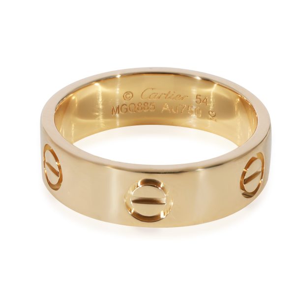 Rings Cartier Love Ring in 18KT Yellow Gold