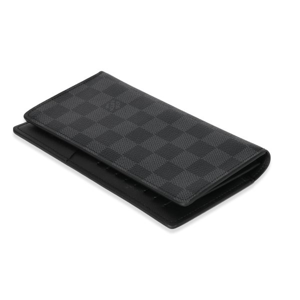 128467 bv Louis Vuitton Damier Graphite Brazza Wallet