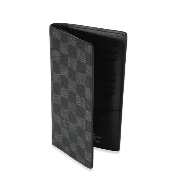 128467 sv Louis Vuitton Damier Graphite Brazza Wallet