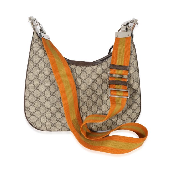 128468 pv Gucci Beige GG Canvas Large Attache Shoulder Bag