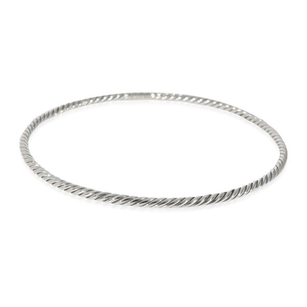 128481 fv David Yurman Cable Bangle in Sterling Silver