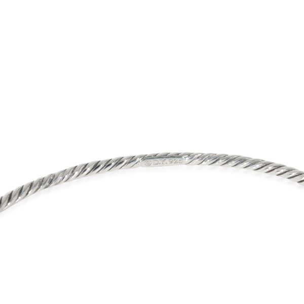 128481 stamp David Yurman Cable Bangle in Sterling Silver