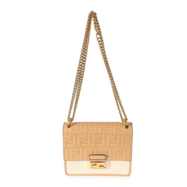 128562 ad1 0eb15b85 2d9c 49f7 b13d 4a8174cca663 Fendi Canvas Leather Beige Zucca Small U Kan Chain Bag