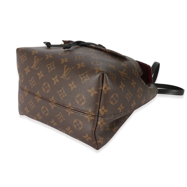 128565 box Louis Vuitton Leather Canvas Monogram Montsouris NM PM