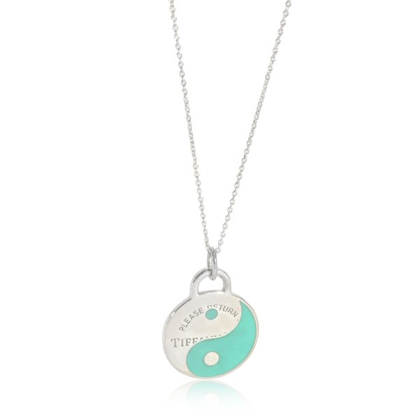 128578 fv Tiffany Co Return To Tiffany Ying Yang Charm Necklace in Sterling Silver