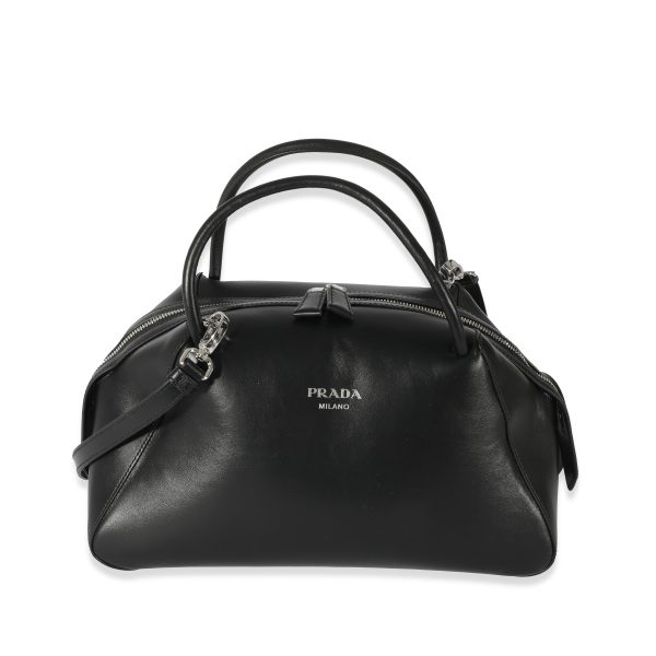 128605 fv 7720fe58 3eae 4178 ab7c 05e6327e0125 Prada Black Leather Medium Supernova Bag