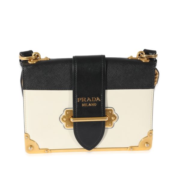 128620 fv 073942aa 3196 41a3 80bb d0c63b30917b Prada White Leather Cahier Bag