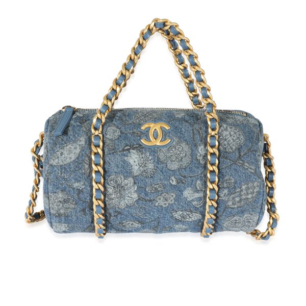 128662 fv Chanel 21A Denim CC Small Bowling Bag