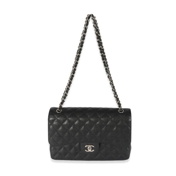 128682 bv 36df08f5 d347 4bee 9844 3af416016ca6 Chanel Black Caviar Jumbo Classic Double Flap Bag